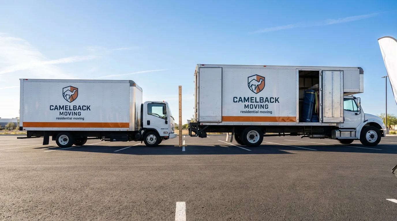 Moving truck size capacity guide in Sleepy Eye